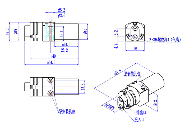 ��ز�������FGV-KM5EL���ı�M6���ƽ�ͷ��άͼ